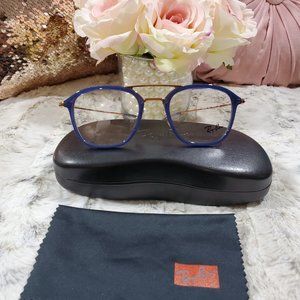 ❎SOLD❎ Blue/Gold Ray Ban Unisex Glasses